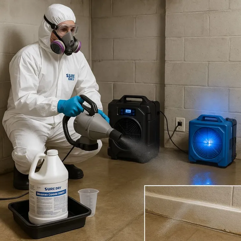 Sanitization and Odor Removal process in Warrenton, VA